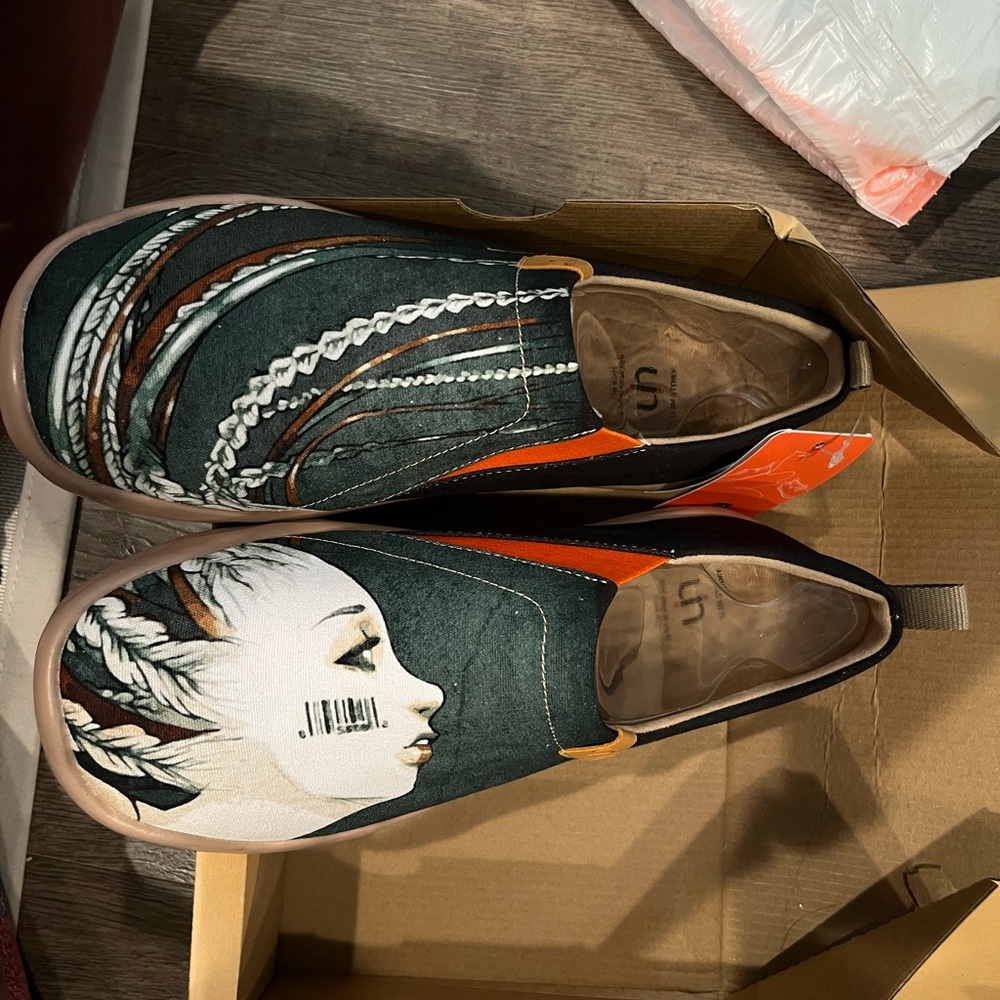 Unique Artistic Slip-On Shoes